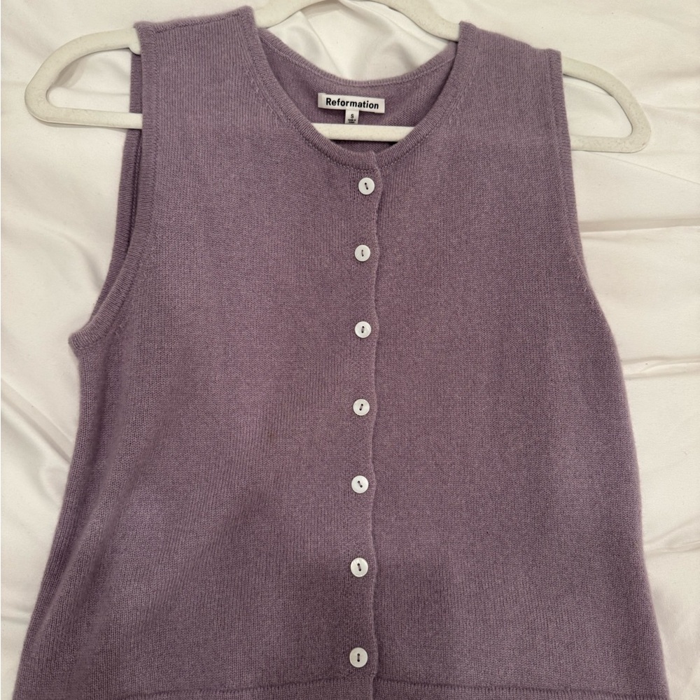 Reformation knit vest